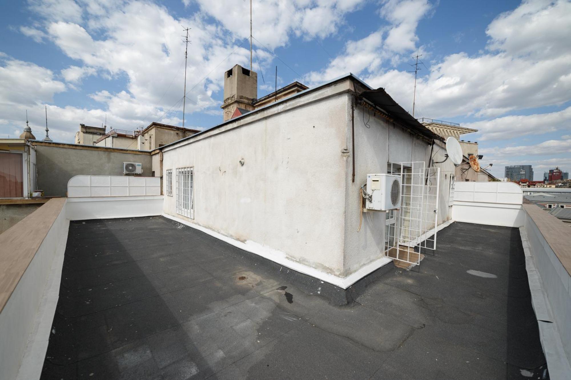 Rooftop Apartment Street Doamnei 布加勒斯特 外观 照片