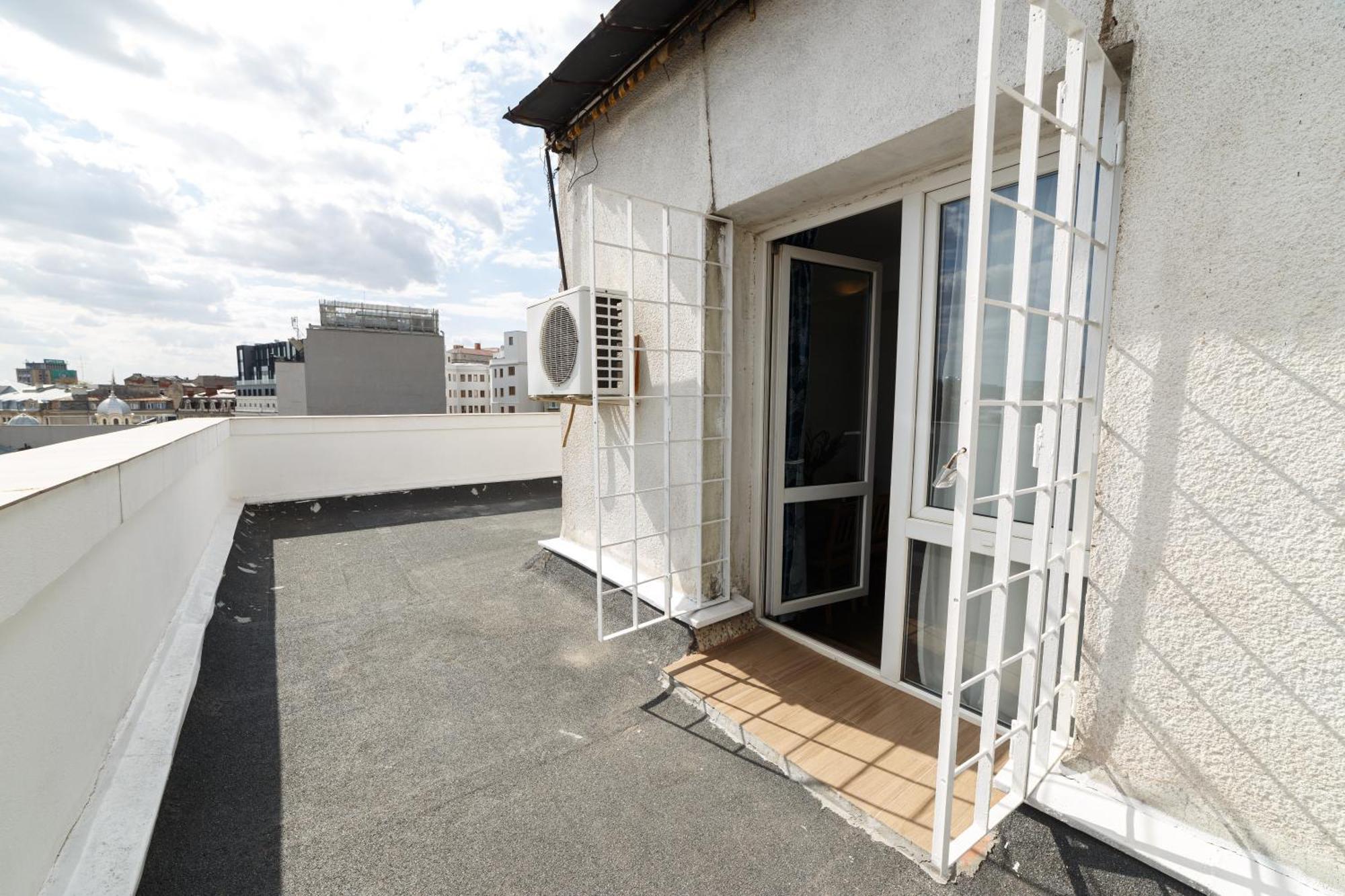 Rooftop Apartment Street Doamnei 布加勒斯特 外观 照片